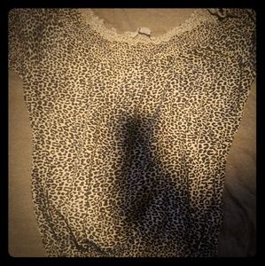 Leopard Top/Crop Top